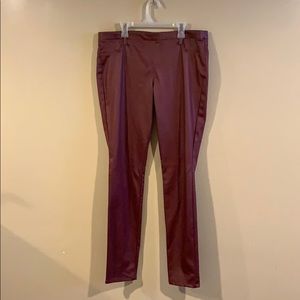 Red Maroon Stretch Pants